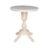 International Concepts 30" Round Top Pedestal Table - 34.9"H - 2 of 4
