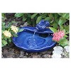 6.7" Ceramic Solar Koi Fountain - Smart Living - image 2 of 4