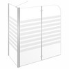 VidaXL Bath Enclosure 47.2 in.x26.8 in.x51.2 in. Tempered Glass Stripe - 4 of 4
