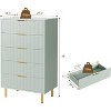 5 Drawer Dresser for Bedroom, 48” Tall Dresser Chest of Drawers, Modern Wood Storage Organizer - 2 of 4