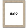 PosterPalooza | 8x10 Thin Barnwood Picture Frame, UV Acrylic, 2 Finishes - Grey and Black - 2 of 4