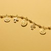 Ross-Simons Italian 18kt Gold Over Sterling Religious Charm Bracelet. 8 inches - 4 of 4