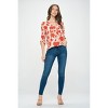 WEST K Women's Alexa Surplice V-Neck Rolltab Blouse - 4 of 4
