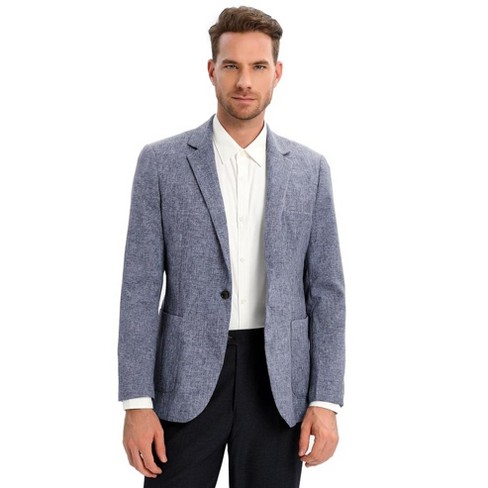 Men s Sport Coats Blazers Linen Suit Jacket Casual Blazer For Men One Button Target