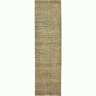 Oriental Weavers Atlas Area Rug, 2' x 8', Green/Gold