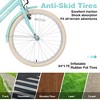 VASIP 24-inch Girls' Bike for Ages 10+ ,Steel Frame,Multiple Colors (Pink, Purple, Teal), Lightweight, Durable Design,Perfect for Kids - 3 of 4