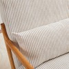 PAGED Mid-Century Modern Accent Chair Living Room Chairs with Pillow Upholstered Reading Chair with Wood Frame for Living Room - 4 of 4