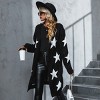 Women's Star Print Longline Cardigan-Cupshe - 2 of 4