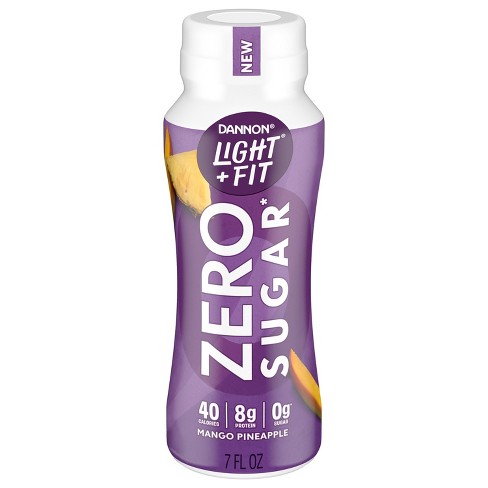 Light + Fit Zero Sugar Mango Pineapple Yogurt Drink - 7 fl oz