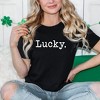 Simply Sage Market Women's Lucky Typewriter Short Sleeve Graphic Tee - image 2 of 3