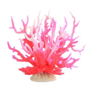 Aquarium Decor, Artificial Coral - Fish Tank Decoration Plastic with Realistic Modeling, Eco-Friendly, Easy to Clean for Aquarium Landscape/Furniture - 1 of 2