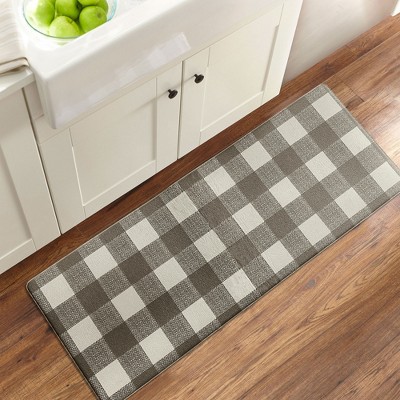 Topps Plaid Gather Anti-Fatigue Mat Laurel Foundry Modern Farmhouse Mat Size: Runner 1'6 x 3'11