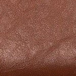 brown faux leather