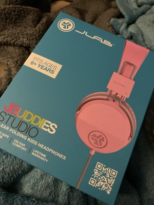 Jlab Jbuddies Studio Wired Kids Headphone - Gray/purple : Target