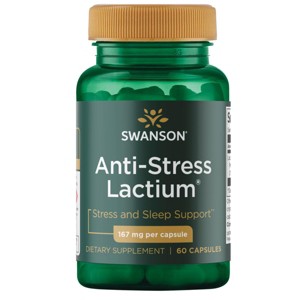 Swanson Women's Anti-Stress Formula (Lactium) - Helps Counter Stress, Promotes Relaxation and Sleep Support - (60 capsules, 167mg). - 1 of 2