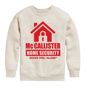 Boys' - Instant Message - Mc Callister Home Security Graphic Long Sleeve Fleece Sweatshirt - 1 of 4