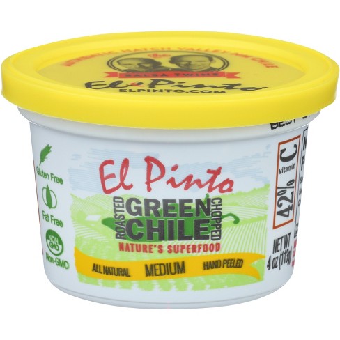 El Pinto Roasted Chopped Green Chile Salsa - Case of 12 - 4 oz - image 1 of 1