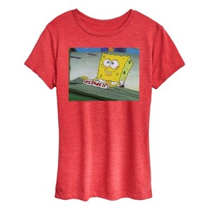Women's - Spongebob Squarepants - Lessons Short Sleeve Graphic T-Shirt - 1 of 4