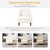 CENGHU Modern Teddy Material Accent Chair, Upholstered Arm Chair, for Living Room, Bedroom - 3 of 4