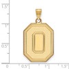 Black Bow Jewelry 10k Yellow Gold Ohio State Buckeyes NCAA Extra Large Pendant - 2 of 3
