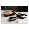 Pactiv Evergreen Newspring VERSAtainer Microwavable Containers, Rectangular, 58 oz, 8.5 x 11.5 x 2.5, Black/Clear, Plastic, 150/Carton - 2 of 4