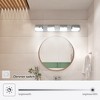 Modern 4-Light LED Bathroom Vanity Light Fixture Over Mirror Wall Lighting - 2 of 4