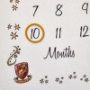 NoJo Warner Bros. Harry Potter Magical Moments White and Gold Milestone Baby Blanket - 4 of 4