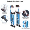 Yescom 24"-40" Drywall Stilts Adjustable Aluminum Painting Tool Sheetrock Lift with Leg Pads Protection for Painter Taping Cleaning Blue YES0482 - 4 of 4