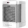 Lasko CD08200 Small Portable Ceramic Space Heater for Bathroom and Indoor Home Use, White, 6.25 x 6.25 x 7.65 inches - 2 of 4