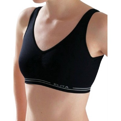 Women's Signature Seamless Molded Crop Top Bra - Elita