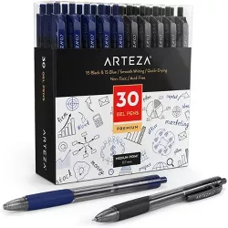 For Journaling Retractable 10 Unique Vintage Colors Arteza Colored Gel Pens and Notetaking 0.7 mm Fine Tip Drawing Doodling 10 Pack of Assorted Colors 