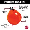 Taylor Made 9" Tuff End Inflatable Vinyl Buoy - Orange - Model 61140 - 3 of 4