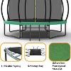 Jump Into Fun 12FT Recreational Kids Trampoline with Safety Enclosure Net & Ladder, Outdoor Recreational Trampolines - 3 of 4