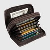 Alpine Swiss Womens Accordion Organizer Wallet Leather Credit Card Case ID - 2 of 4
