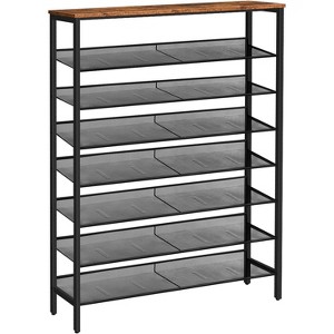 MaseiKar 8 Tier Shoe Rack, Large Capacity Shoe Storage Organizer for 30+ Pairs of Shoes, Front Door Entrance, Entryway, Hallway, Closet, Space Saver - 1 of 4