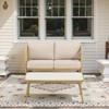 Outdoor Patio Furniture Set All Weather Wicker Conversation Set - 2 of 4