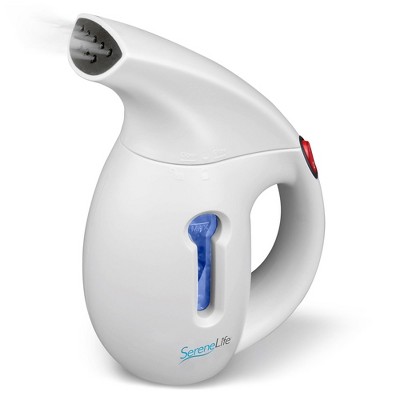 SereneLife Handheld Fabric Steamer, Compact Wrinkle Remover, Continuous Steam, PSTMH17