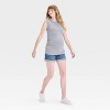 Short Sleeve Ruched Side Knit Maternity T-Shirt - Isabel Maternity by Ingrid & Isabel™ - 3 of 3