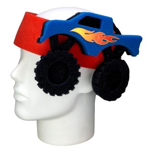 Foam Party Hats Monster Truck Headband - 1 of 4
