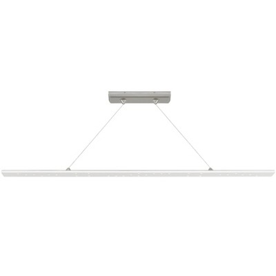 LBL Lighting 700LSPRLXW-LED930 Parallax Linear Suspension, White Finish