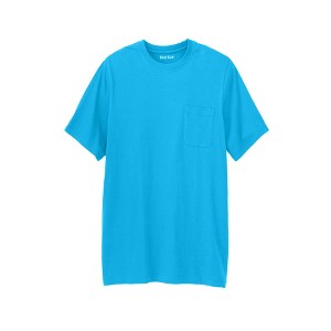 KingSize Shrink-Less Lightweight Longer-Length Crewneck Pocket T-Shirt - 1 of 4