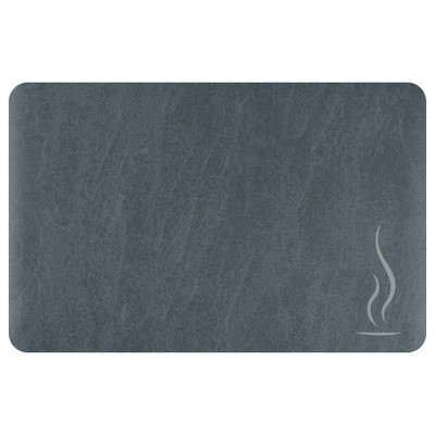 Unique Bargains Modern Waterproof Cushioned Non-skid Kitchen Mat Set Of 1  Navy Blue-2 18 X 47 : Target