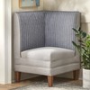 Lifestorey Phillips Upholstered Breakfast Nook Corner Seat - 2 of 4