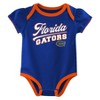 NCAA Florida Gators Infant Girls' 3pk Bodysuit - 4 of 4