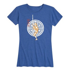 Women's - Avatar: The Last Airbender - Aang Crest Short Sleeve Graphic T-Shirt - 1 of 4