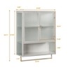 NicBex Wall Mounted Bathroom Storage Cabinet,27.56'' Wall Cabinet with Shelves,Cabinet for Bathroom - 3 of 4
