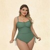Women's Alluring One-Piece Swimsuit with Criss-Cross Back Detail - Cupshe - 2 of 4