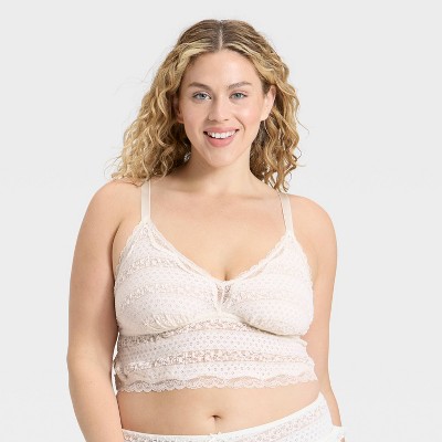 Women's Bubble Lace Cropped Cami - Wild Fable™