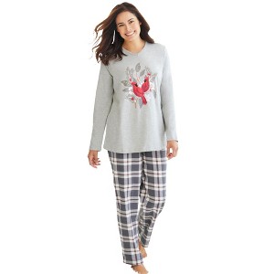 Dreams & Co. Cozy Pajama Set - 1 of 4