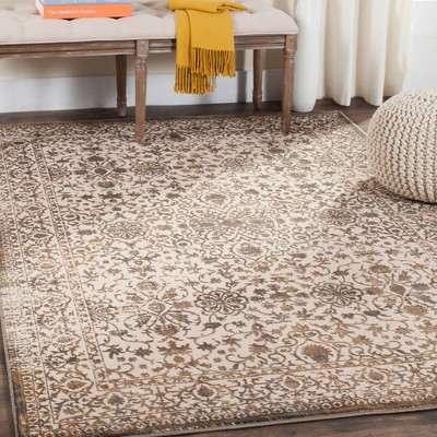 Multicolor Synthetic 6'7" X 9'2" Hand-Knotted Area Rug
